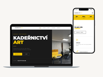 Web pro Kadeřnictví ART